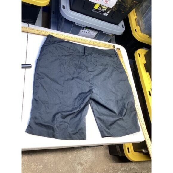 Grandpa mob wife clean girl office fairy core Adidas Black Short Size Small - Picture 3 of 3